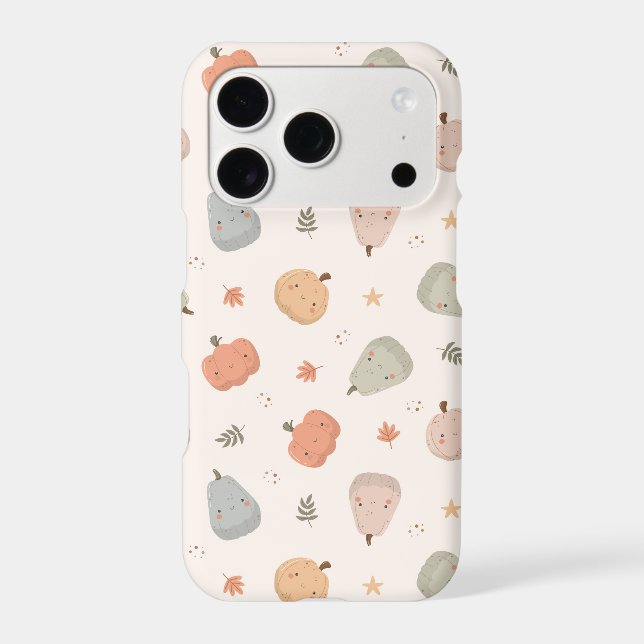 Happy Cute Pumpkin Pattern -   Iphone Case (Back)