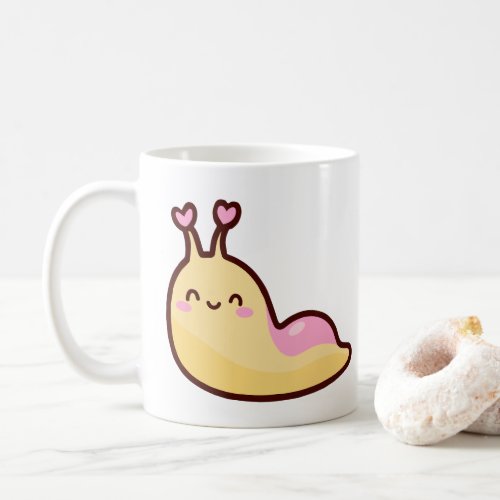 Happy Cute Slug Coffee Mug