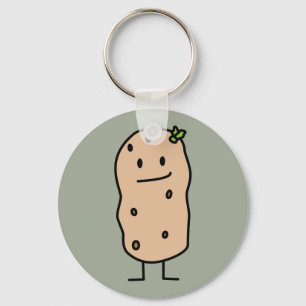 Happy Cute Smiling Potato Keychain