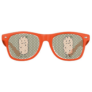 Happy Cute Smiling Potato Retro Sunglasses
