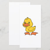 Happy Cute Yellow Duckling (Front/Back)