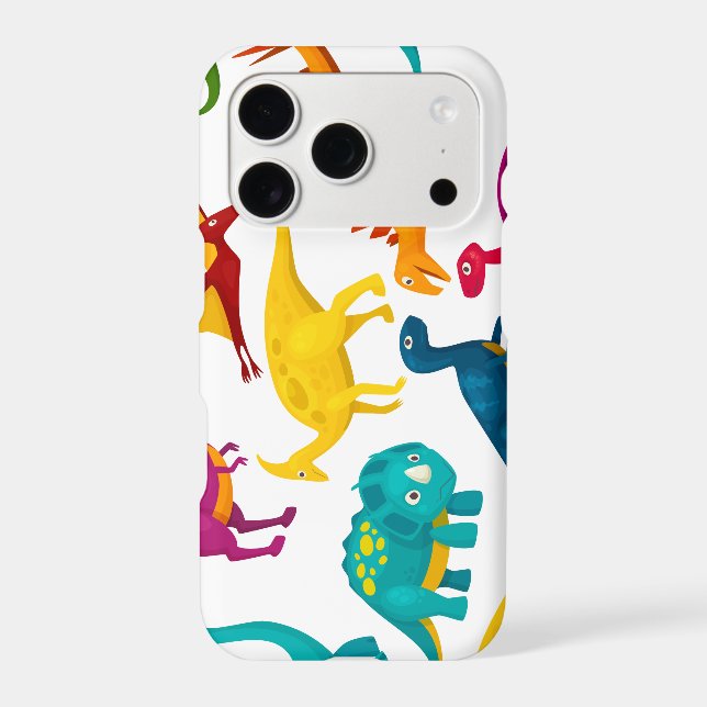 Happy cuteDino  Iphone Case (Back)