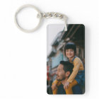 Happy Dad & Daugher Keychain