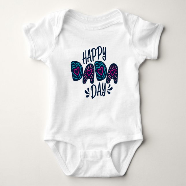 Happy Dada Day Happy Father's Day | Bodysuit (Front)