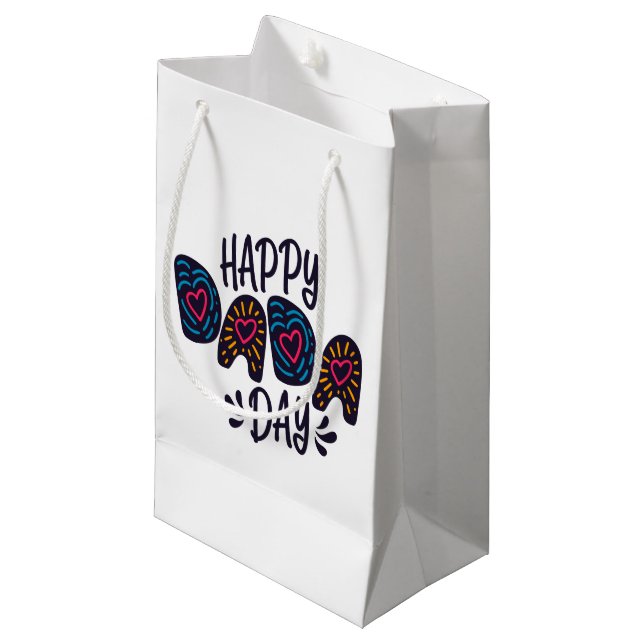 Happy Dada Day Happy Father's Day | Gift Bag (Front Angled)
