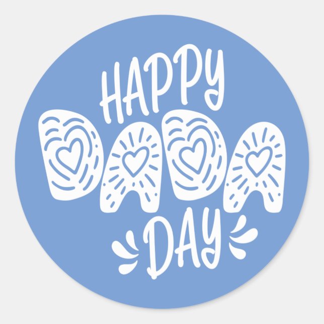 Happy Dada Day Happy Father's Day | Sticker (Front)