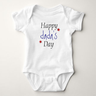 Happy  dada's  Day Baby Bodysuit