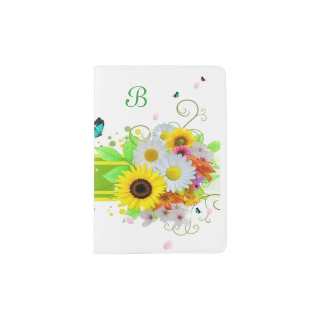 Happy Daisies Passport Holder (Front)