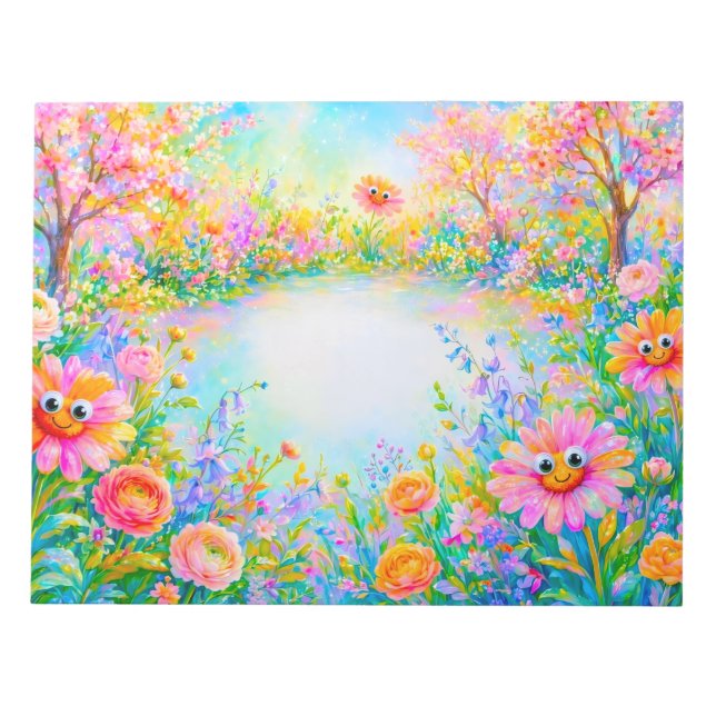 Happy Daisy Notepad (Front)