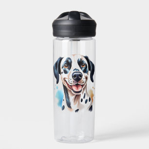 Happy Dalmatian Dog Pet  Water Bottle