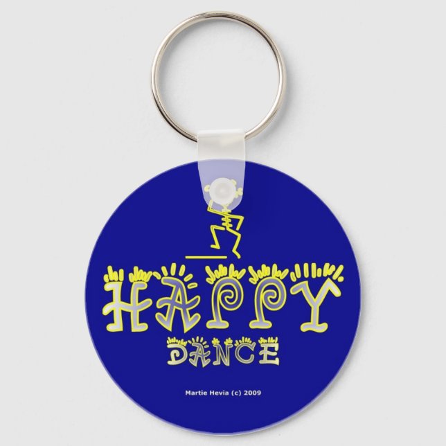 Happy Dance (2c) Keychain (Front)