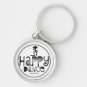Happy Dance - A Positive Word Keychain