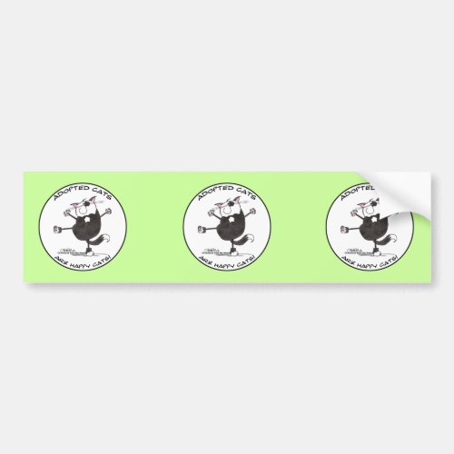 Happy Dance Cat Bumper Sticker