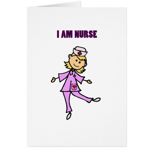 Happy Dancing Nurse Art Card | Zazzle