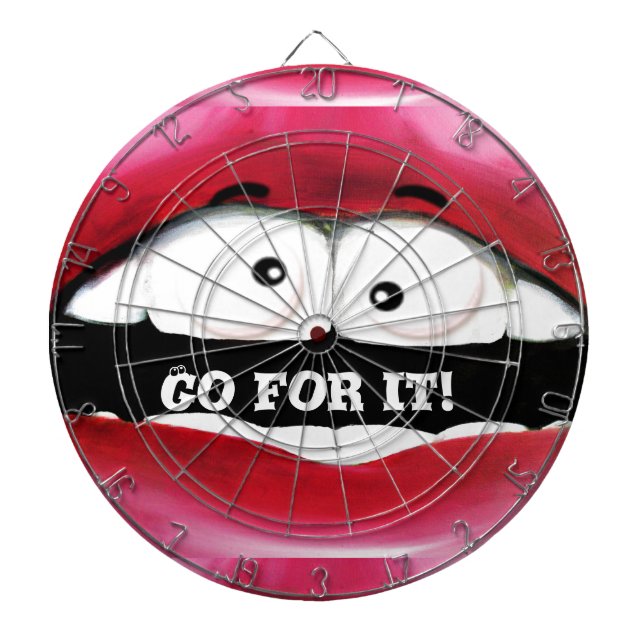 Happy!_ Dart Board (Front)