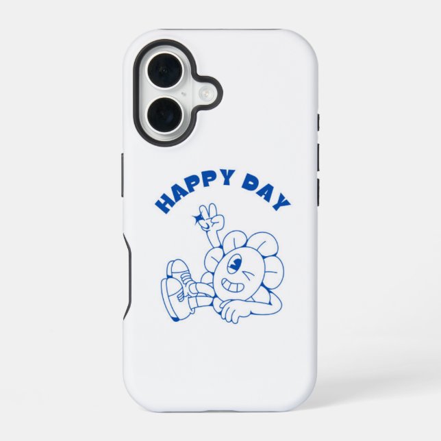 Happy day iphone case (Back)