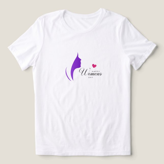 Happy Day T-Shirt – Cheerful & Positive Women’s Te Tri-Blend Shirt (Design Front)
