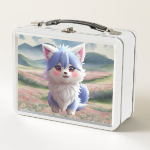 Happy Days Anime Doggy Metal Lunch Box