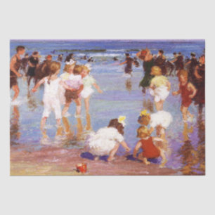 Happy Days at the Beach (by E.H. Potthast) Tissue Paper
