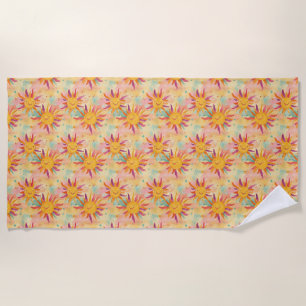 Happy Days in the Sun Beach Towel
