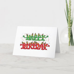HAPPY ***DECEMBER*** BIRTHDAY HOLIDAY CARD
