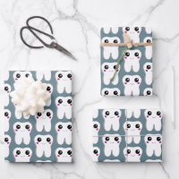 Happy Dental Tooth Smiling Cute Pattern