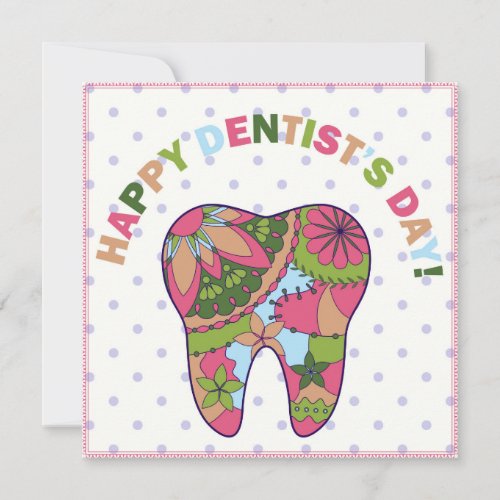 Happy dentists day card