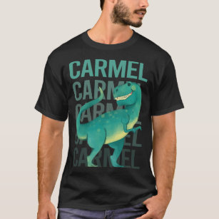 Happy Dinosaur Carmel T-Shirt
