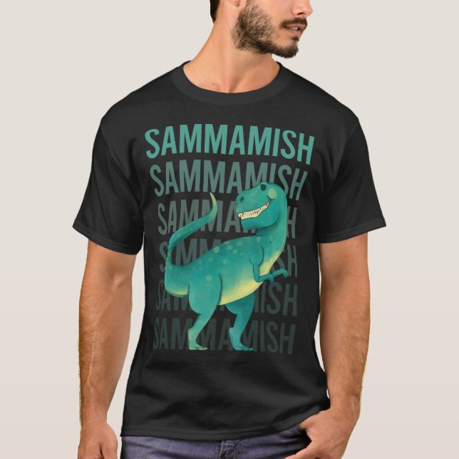 Happy Dinosaur Sammamish T-Shirt (Front)
