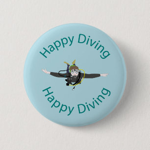 Happy diving button