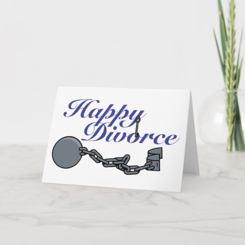 Happy Divorce Card