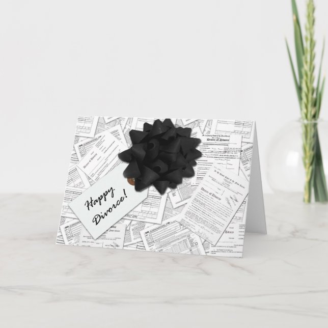 Happy Divorce! Card (Front)