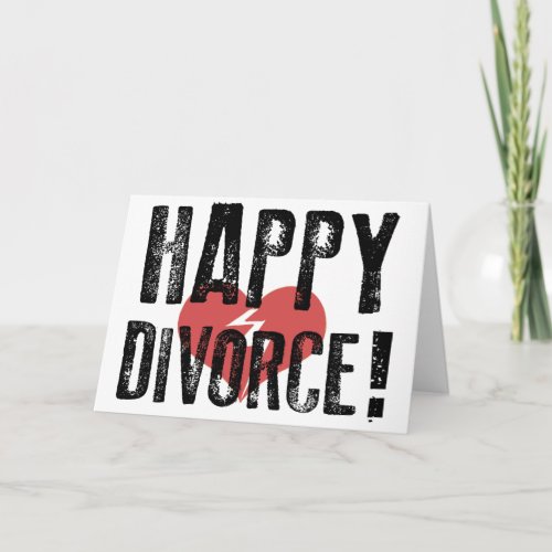 Happy Divorce Card