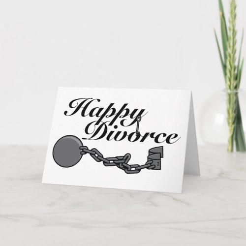 Happy Divorce Card