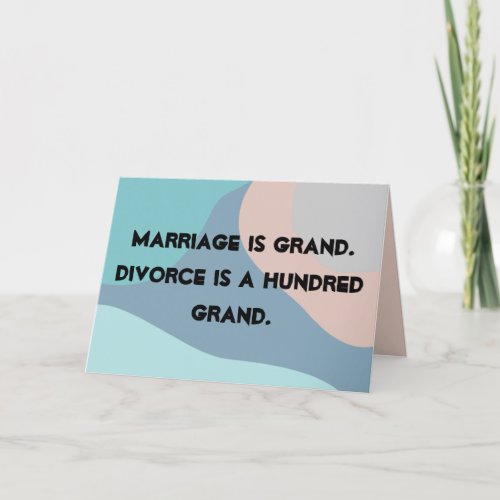 Happy Divorce Day Card