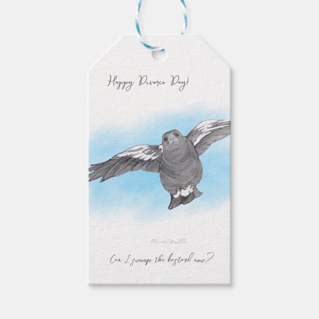 Happy Divorce Day label (Front)