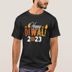 Happy Diwali 2023 Festival Of Lights Indian Hindu  T-Shirt