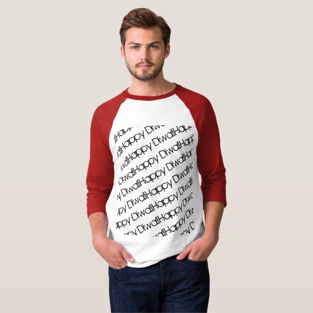Happy Diwali blockletters T-Shirt (Front Full)