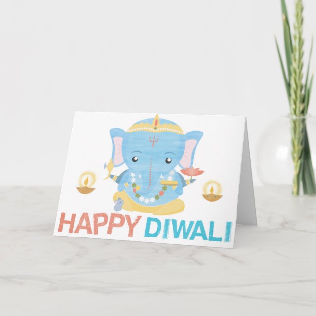 Happy Diwali Card (Front)