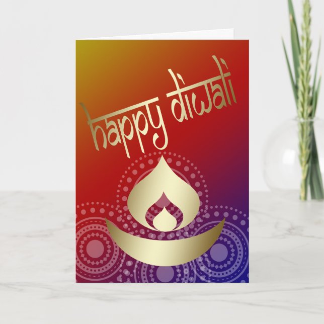Happy Diwali Card (Front)
