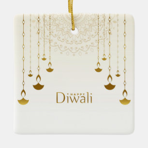 Happy Diwali Ceramic Ornament