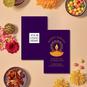 Happy Diwali Client Appreciation Note Card