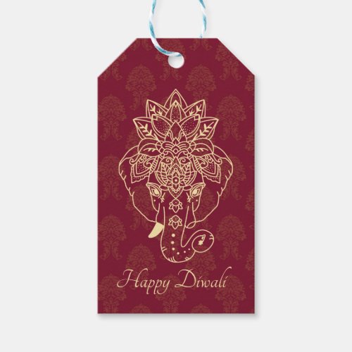 Happy Diwali Custom text Gift Tags