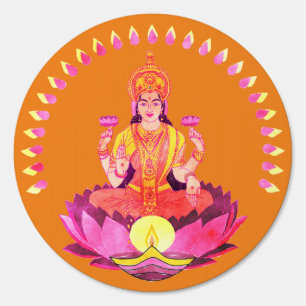 Happy Diwali - Deepalavi Lakshmi Goddess 1 Sign