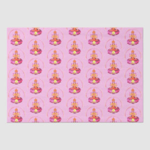 Happy Diwali - Deepalavi Lakshmi Goddess 1 Tissue Paper