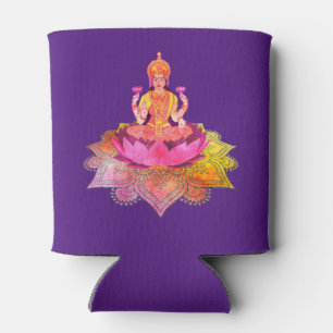Happy Diwali - Deepalavi Lakshmi Goddess 4 Can Cooler
