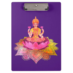 Happy Diwali - Deepalavi Lakshmi Goddess 4 Clipboard