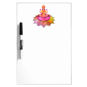 Happy Diwali - Deepalavi Lakshmi Goddess 4 Dry Erase Board