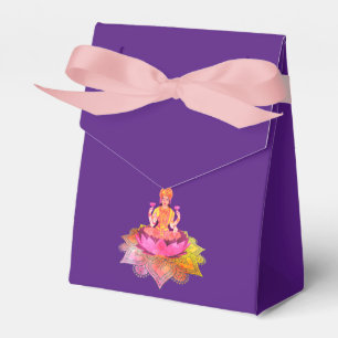 Happy Diwali - Deepalavi Lakshmi Goddess 4 Favor Boxes