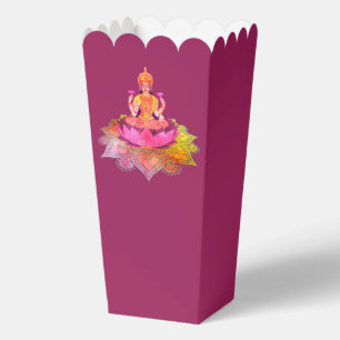 Happy Diwali - Deepalavi Lakshmi Goddess 4 Favor Boxes